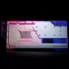 Vodný blok + backplate Phanteks Glacier G40 akryl meď sivá transparentná