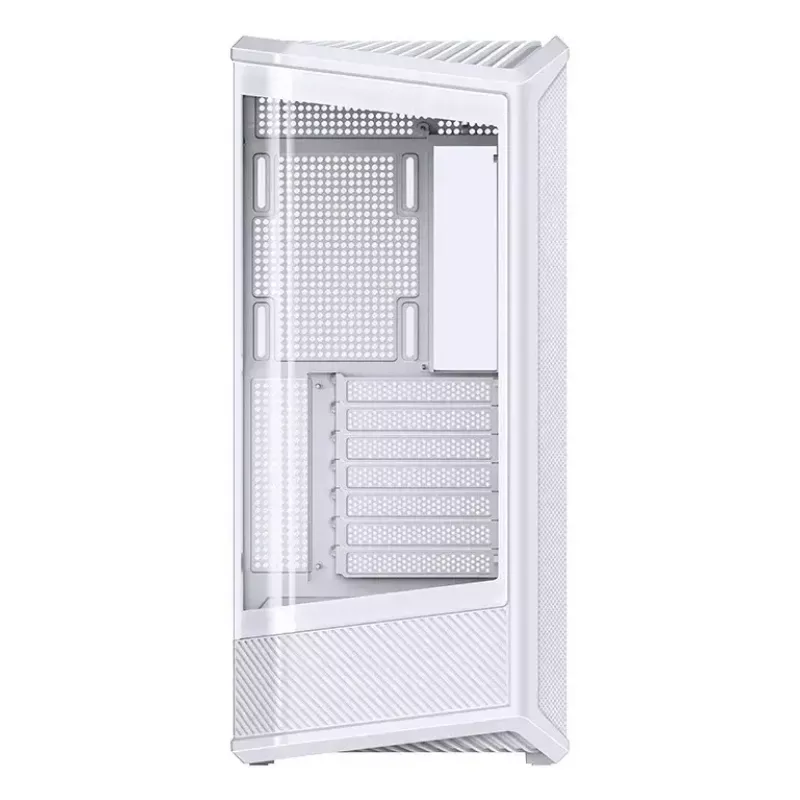 Počítačová skriňa Jonsbo D400 Midi Tower ATX Tempered Glass – biela