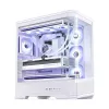 Počítačová skriňa Jonsbo D400 Midi Tower ATX Tempered Glass – biela