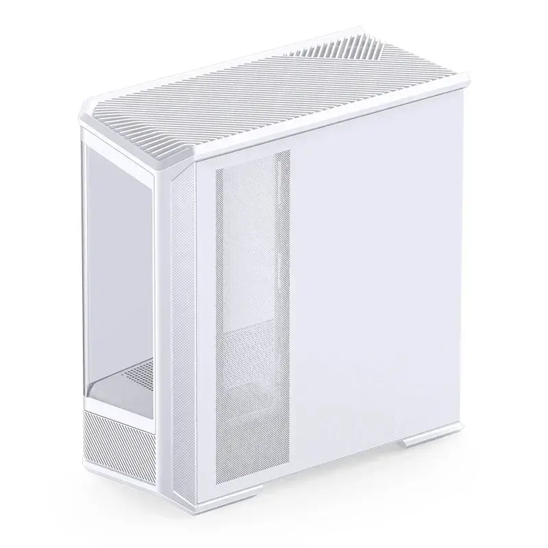 Počítačová skriňa Jonsbo D400 Midi Tower ATX Tempered Glass – biela