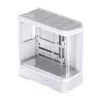 Počítačová skriňa Jonsbo D400 Midi Tower ATX Tempered Glass – biela