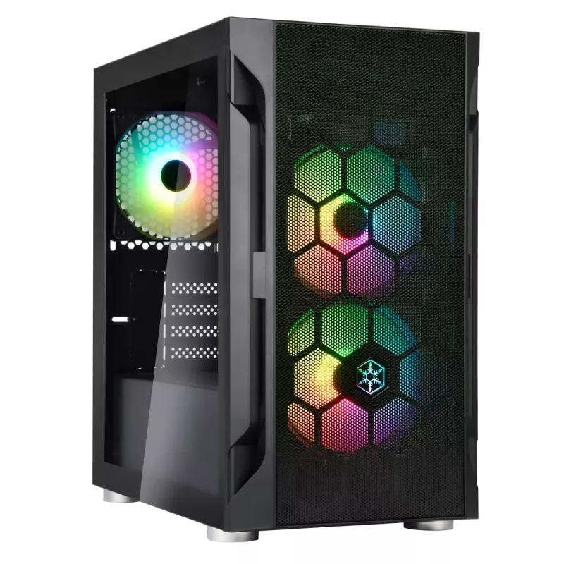 PC skriňa Silverstone FARA H1M PRO Micro Tower čierna