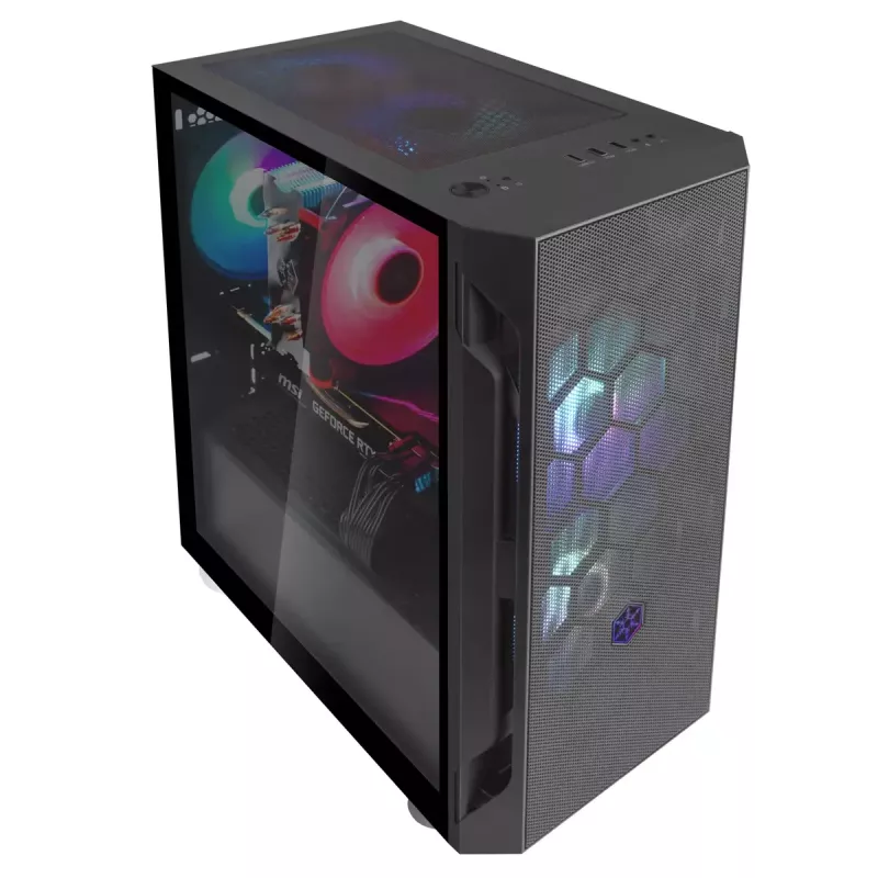 PC skriňa Silverstone FARA H1M PRO Micro Tower čierna