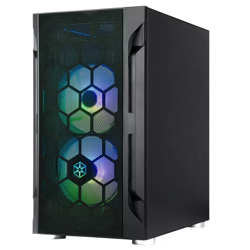 PC skriňa Silverstone FARA H1M PRO Micro Tower čierna
