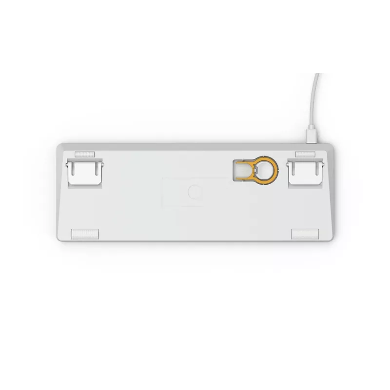 Glorious Gaming GMMK klávesnica USB QWERTY US International strieborná, biela