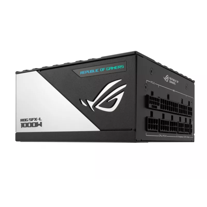 ASUS ROG Loki SFX-L 1000W Platinum napájací zdroj 24-pinový ATX čierny, strieborný