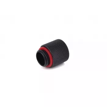 Predlžovač BitsPower BP-CBWP-C60 — mosadzné príslušenstvo na chladenie počítača, šírka 15 mm, čierny/červený