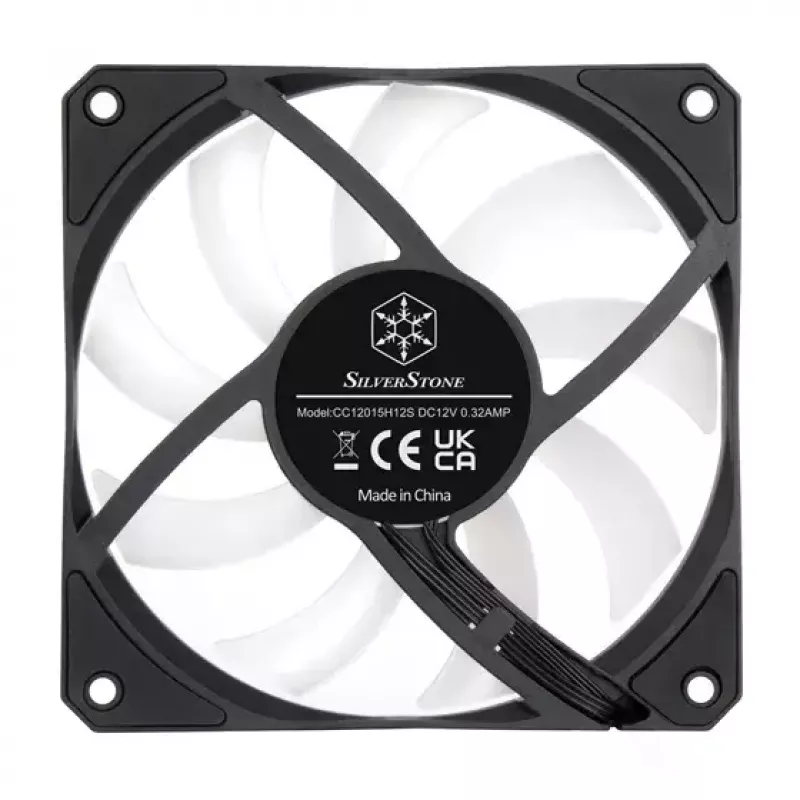 Vzduchový chladič Silverstone Air Slimmer 120 12 cm čierny transparentný