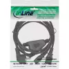 InLine Y napájací kábel 1x CEE 7/7 zahnutý / 2x 3-polový IEC C13 konektor samec, 1,8 m