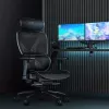 Sieťová sedacia súprava ThunderX3 XTC sieťové operadlo čierna výška 118-126 cm