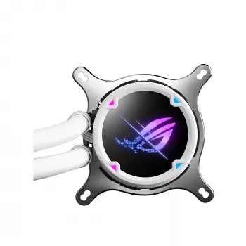 ASUS ROG STRIX LC II 240 ARGB White Edition procesorový all-in-one kvapalinový chladič 12 cm 1 ks