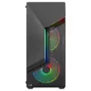 Aerocool SCAPEBKV3 Gaming ATX skriňa predné RGB LED temperované sklo 3x ARGB ventilátory čierna