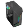 Aerocool SCAPEBKV3 Gaming ATX skriňa predné RGB LED temperované sklo 3x ARGB ventilátory čierna