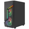 Aerocool SCAPEBKV3 Gaming ATX skriňa predné RGB LED temperované sklo 3x ARGB ventilátory čierna