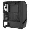 Aerocool SCAPEBKV3 Gaming ATX skriňa predné RGB LED temperované sklo 3x ARGB ventilátory čierna