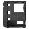Aerocool SCAPEBKV3 Gaming ATX skriňa predné RGB LED temperované sklo 3x ARGB ventilátory čierna