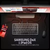 Axagon HMC-KB-GE, USB 5Gbps hub s klávesnicou, HDMI 4K/60Hz, 3x USB-A, SD/mSD, Audio, PD 100, nemecký layout