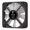 APNX FP2-120 PWM ARGB ventilátor do skrinky, 120 mm, 500–1800 ot./min, 83,85 CFM, 34,8 dB, čierny