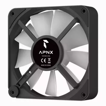 Ventilátor APNX FP2-120 PWM ARGB maximálny prietok vzduchu 83,87 cfm čierny