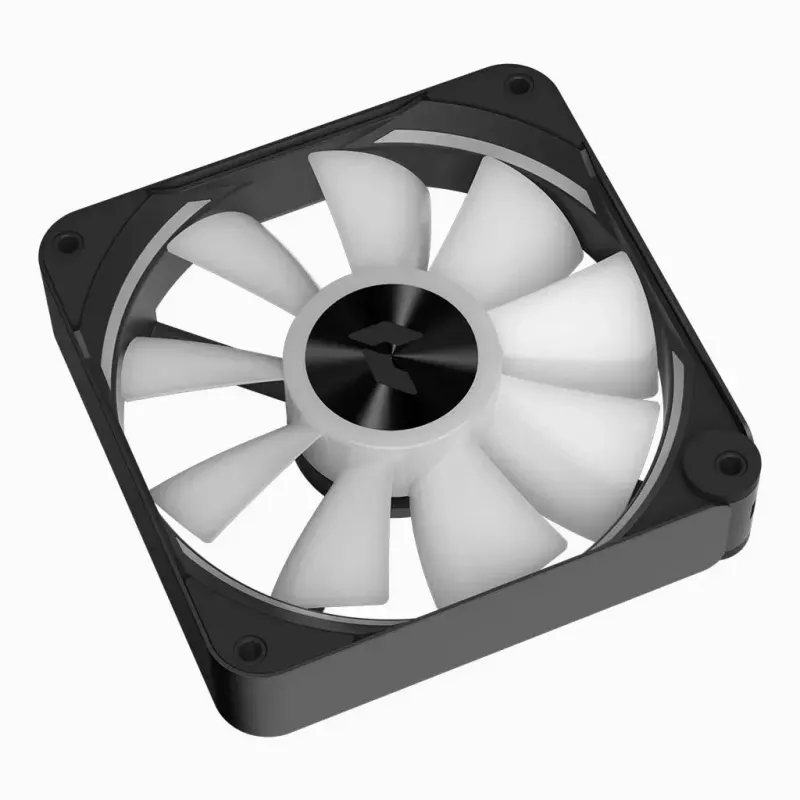 APNX FP2-120 PWM ARGB ventilátor do skrinky, 120 mm, 500–1800 ot./min, 83,85 CFM, 34,8 dB, čierny
