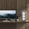 Aerocool D501A Midi Tower čierna, drevo