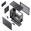 PC skriňa Jonsbo D41 STD Midi Tower čierna
