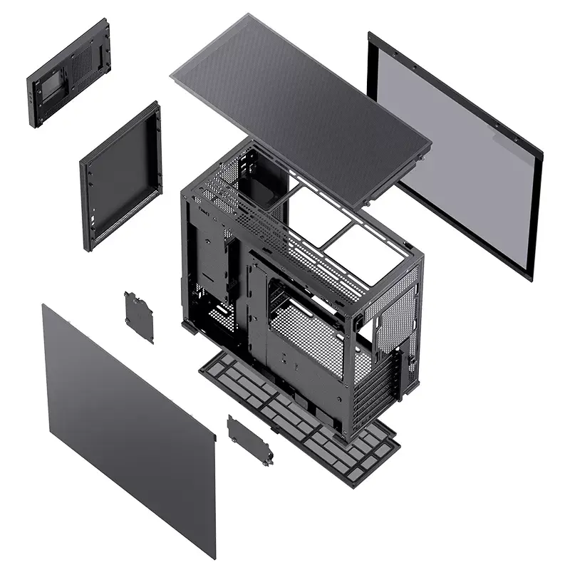 PC skriňa Jonsbo D41 STD Midi Tower čierna