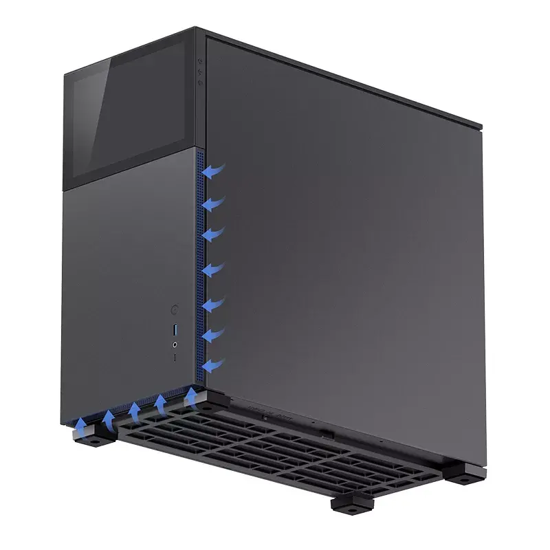 PC skriňa Jonsbo D41 STD Midi Tower čierna
