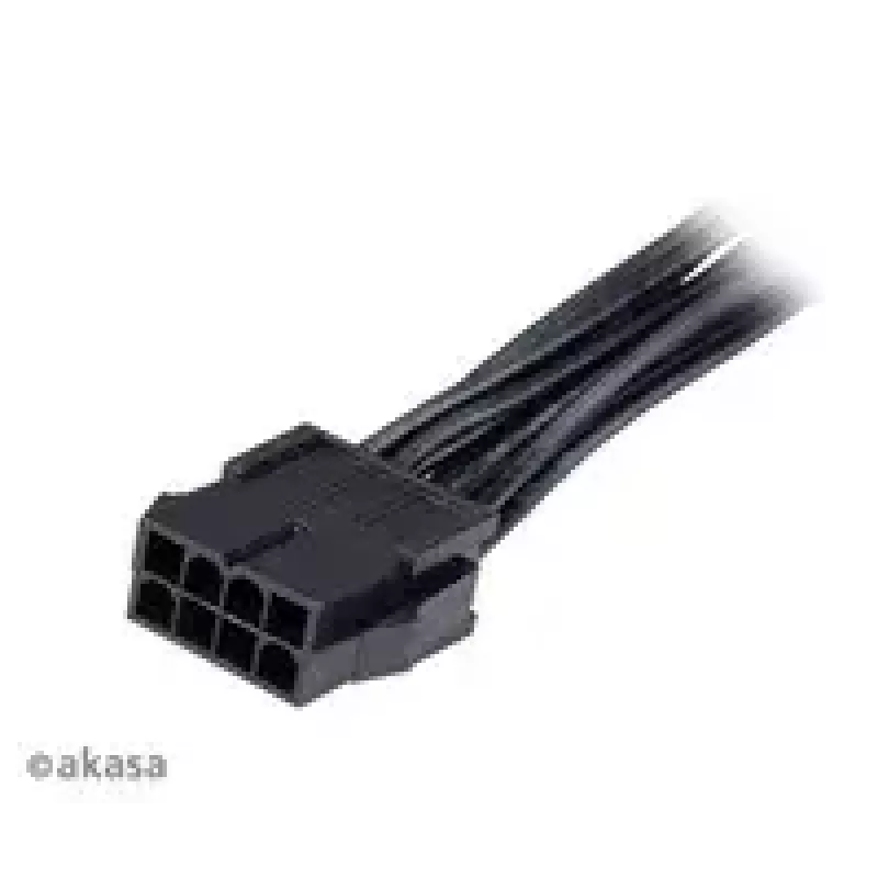 Adaptérový kábel Akasa AK-CBPW22-15 z 8-pin EPS na 8-pin EPS + 4-pin ATX, 15 cm