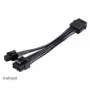 Adaptérový kábel Akasa AK-CBPW22-15 – 8-Pin-EPS na 4-Pin-ATX, 15 cm