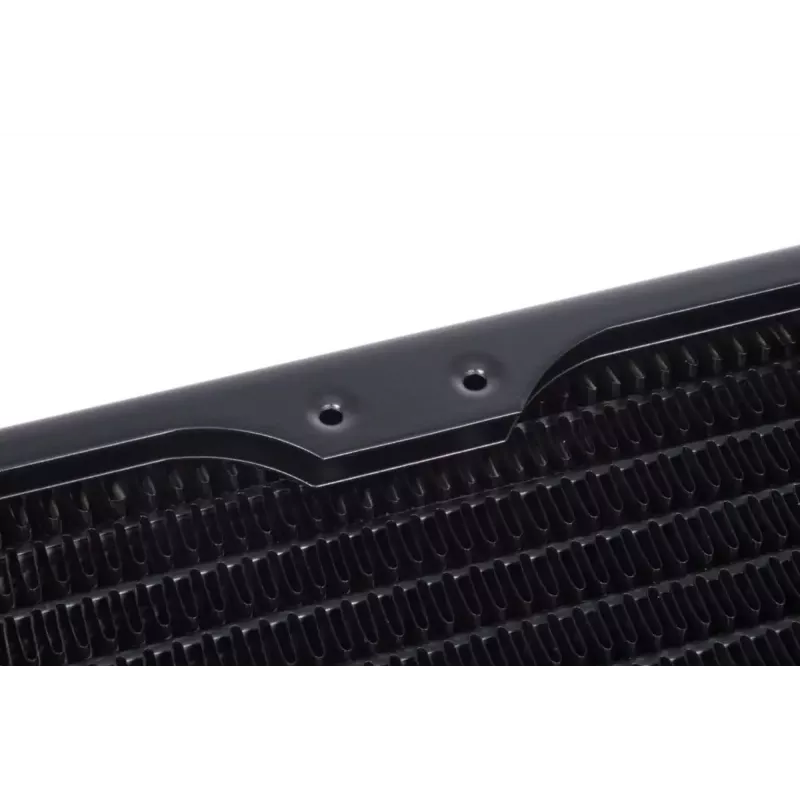 Radiátor Alphacool 14442 mosadz meď nehrdzavejúca oceľ čierna 144 mm