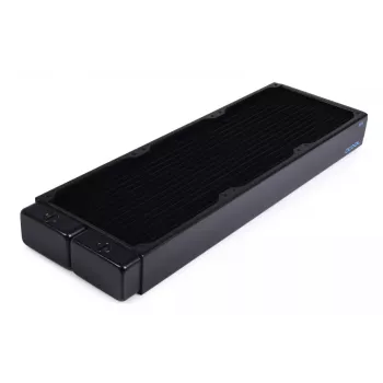 Radiátor Alphacool 14442 mosadz meď nehrdzavejúca oceľ čierna 144 mm