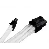 SilverStone SST-PP07-PCIW predlžovací kábel z 8-pinového PCIe na 6+2-pinové PCIe, 0,25 m, biely