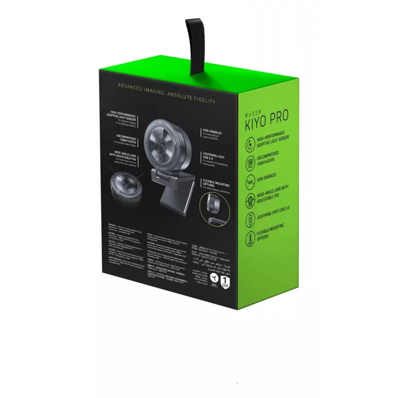Webkamera Razer Kiyo Pro 2,1 MP 1920 x 1080 pixelov USB čierna