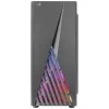 Aerocool DELTABKV1 ATX PC skriňa RGB predná, plné bočné okno, 12cm ventilátor, čierna