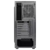 Aerocool DELTABKV1 ATX PC skriňa RGB predná, plné bočné okno, 12cm ventilátor, čierna