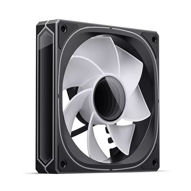 Jonsbo FR-505BR ARGB ventilátor do skrine s obrátenými lopatkami, PWM, 120 mm, 47,17 CFM, čierny