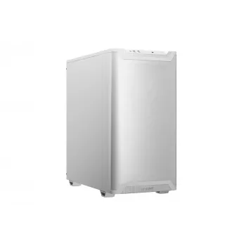 PC skriňa be quiet! PURE BASE 501 Airflow Midi Tower biela — ATX, 3×140mm vpredu, 1×140 mm vzadu, 5×2,5 palcov, 2×3,5 palcov, USB‑C, podpora PWM
