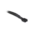 Akasa AK-CBFA04-15 rozdeľovací kábel ventilátorov PWM, 15 cm, v opletení, čierny