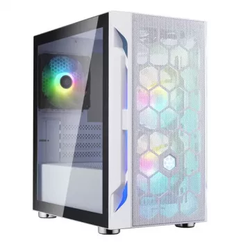 PC skriňa Silverstone FARA H1M PRO Tower biela