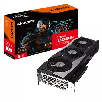 Grafická karta GIGABYTE GAMING Radeon RX 7600 8 GB GDDR6, PCIe 4.0, 128-bit, WINDFORCE 3X