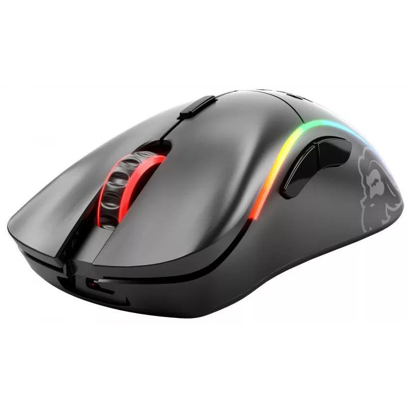 Glorious Gaming Glorious Model D Wireless – matná čierna, pravá ruka, RF Wireless, 19000 DPI, čierna