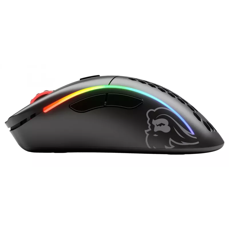 Glorious Gaming Glorious Model D Wireless – matná čierna, pravá ruka, RF Wireless, 19000 DPI, čierna