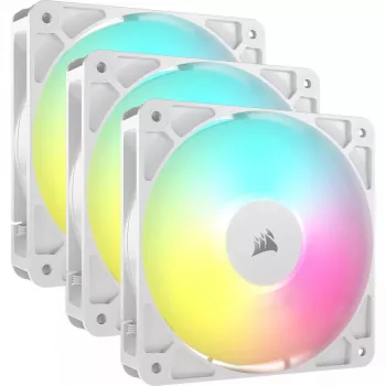 Ventilátor Corsair RS120 ARGB 12 cm biela 420–2100 ot/min 3 ks