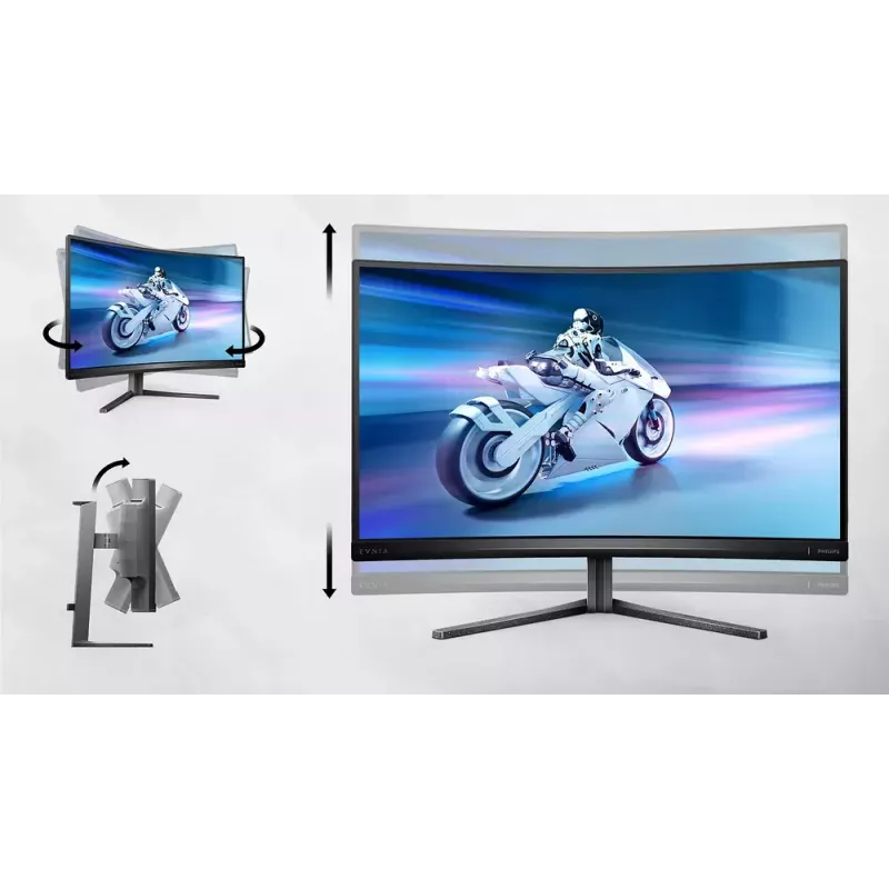Philips Evnia 5000 32M2C5500W/00 počítačový monitor 80 cm (31,5 palcov) 2560 x 1440 pixelov Quad HD LCD čierny
