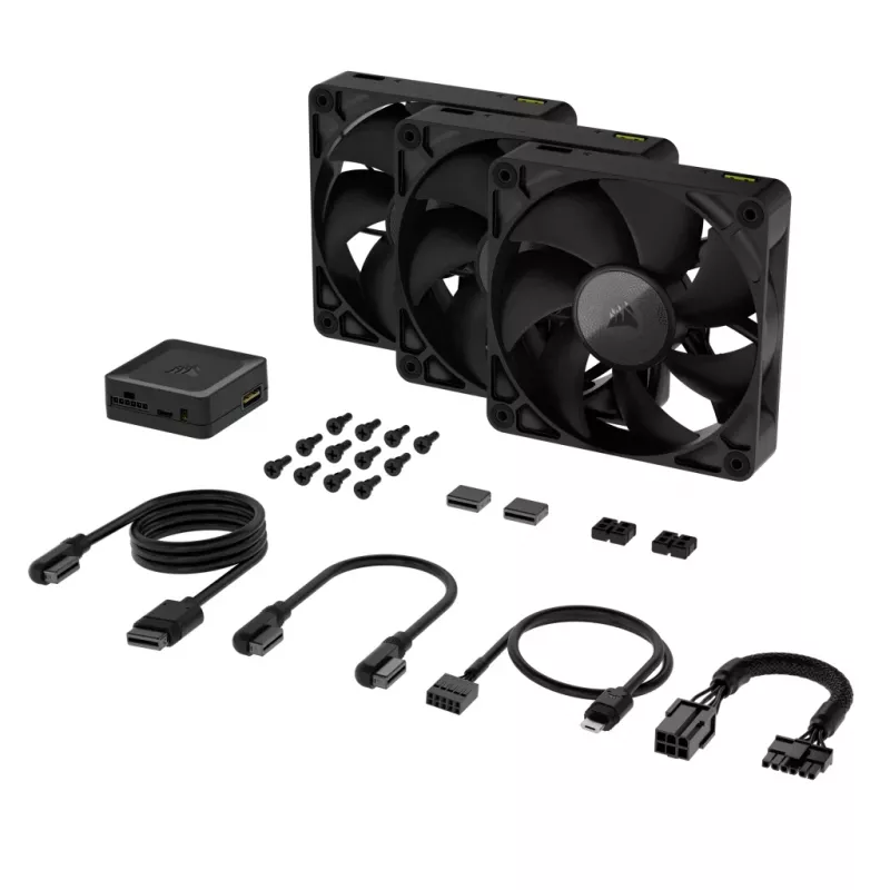 CORSAIR Rx Series iCUE LINK RX120 120 mm ventilátor trojventilátorová sada