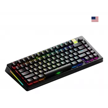Mechanická herná klávesnica GLORIOUS GMMK 3 PRO HE 75% Wireless RF + Bluetooth, RGB, US QWERTY, čierna