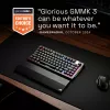 Glorious GMMK 3 Pro HE 75 % bezdrôtová herná klávesnica, zostavená, spínače Fox HE, US ANSI, čierna