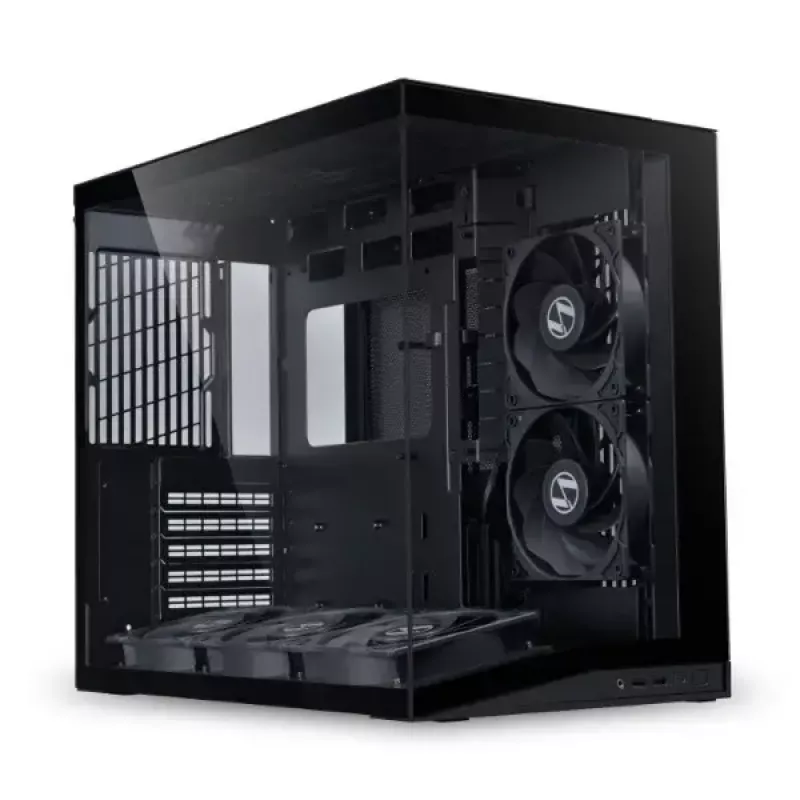 Počítačová skriňa Lian Li PC skriňa O11 Dynamic Mini V2 Flow čierna