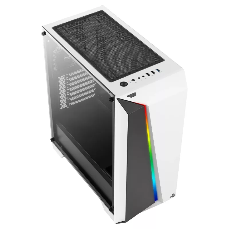 PC skriňa Aerocool Cylon Pro Tempered Glass Midi Tower biela